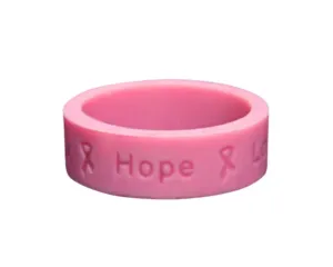 Pink Silicone Rings