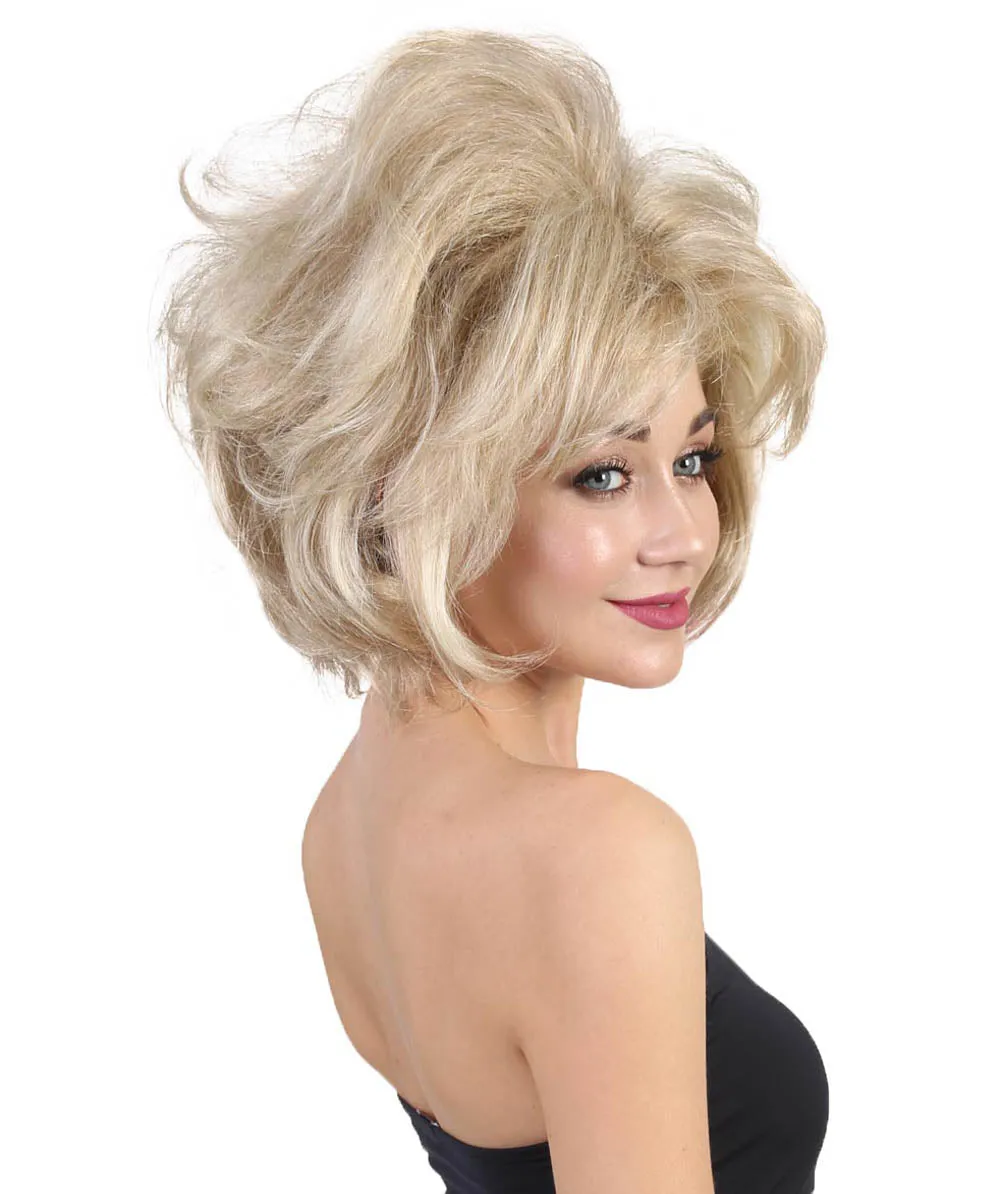 Politician Womens Wig | Blond Political Wigs | Premium Breathable Capless Cap