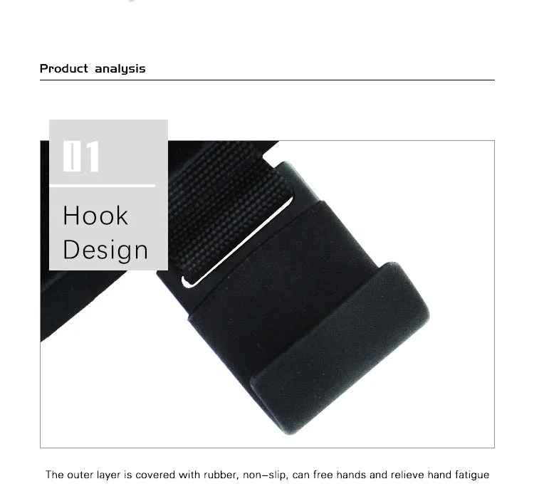 Power Wrist Straps Hand Grip Support for Deadlifts Pull Ups Shrugs Gym Gloves