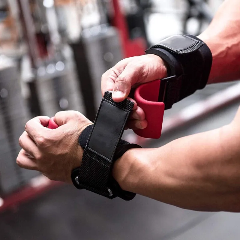 Power Wrist Straps Hand Grip Support for Deadlifts Pull Ups Shrugs Gym Gloves