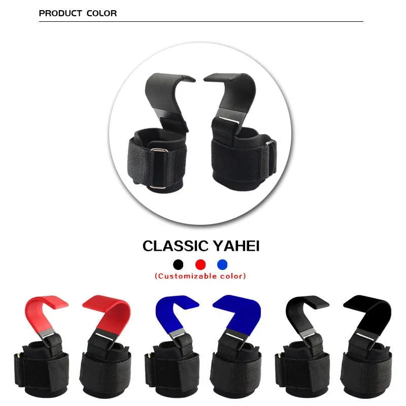 Power Wrist Straps Hand Grip Support for Deadlifts Pull Ups Shrugs Gym Gloves
