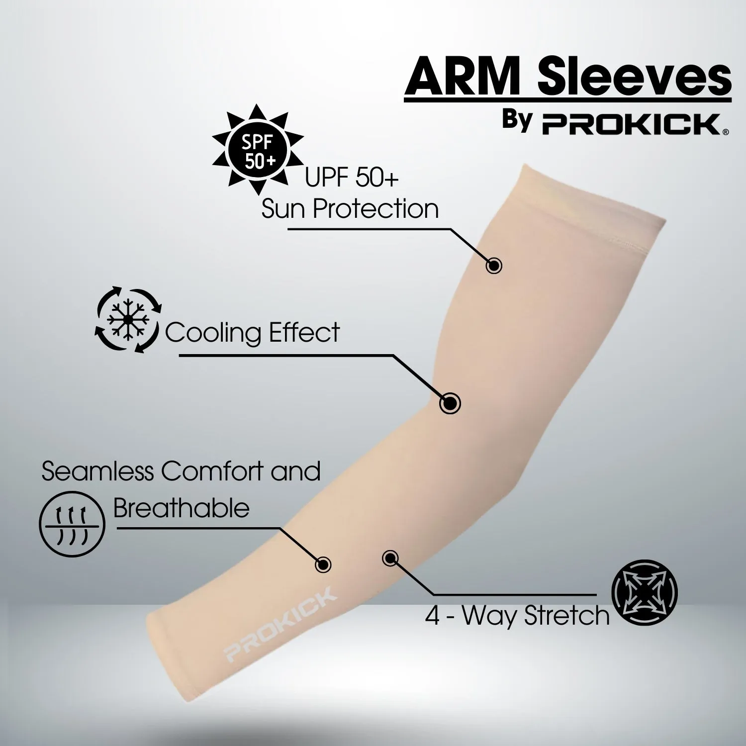 Prokick Arm Sleeves for Men & Women