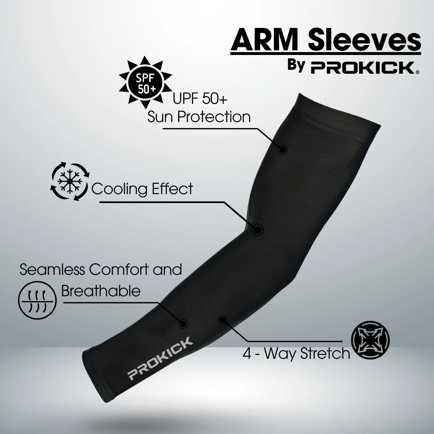 Prokick Arm Sleeves for Men & Women