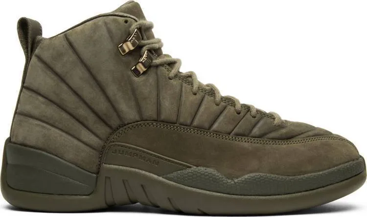 PSNY x Air Jordan 12 Retro 'Milan' Olive Shoes Basketball Men !!! CYBER MONDAY SALE !!!