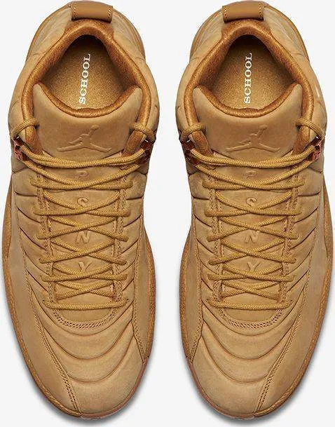 PSNY x Air Jordan 12 Retro 'NYC' Wheat Shoes Basketball Men !!! CYBER MONDAY SALE !!!