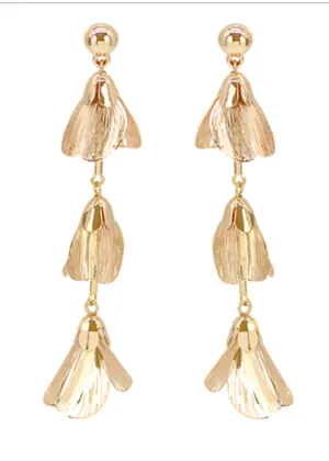Quinn Filigree Leaf Drop Earrings