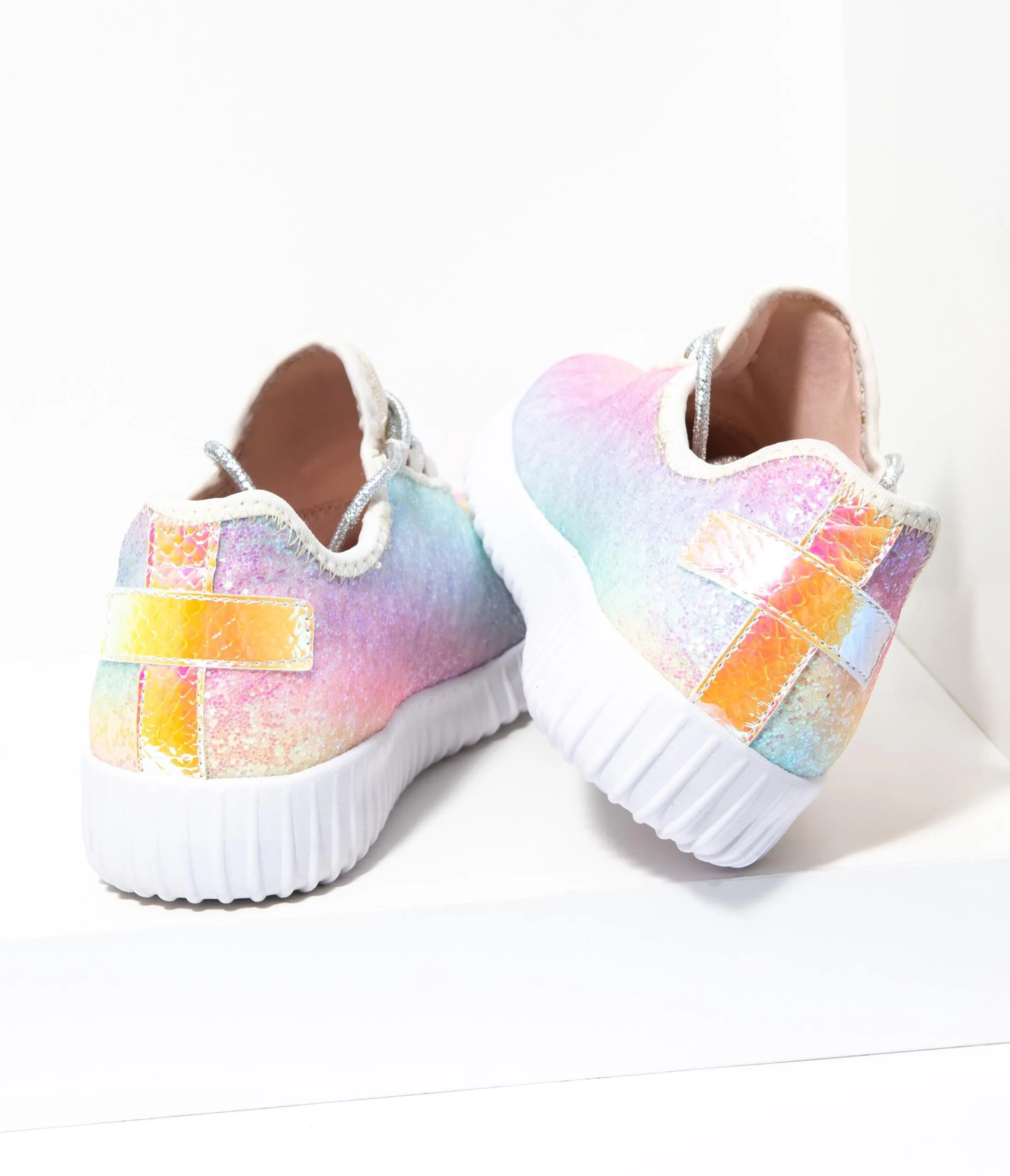 Rainbow Chunky Glitter Sneakers