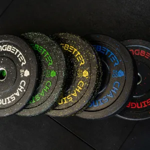 Raised Logo Crumb Bumper Plates (Sold in Pairs/Sets) - 5kg-150kg