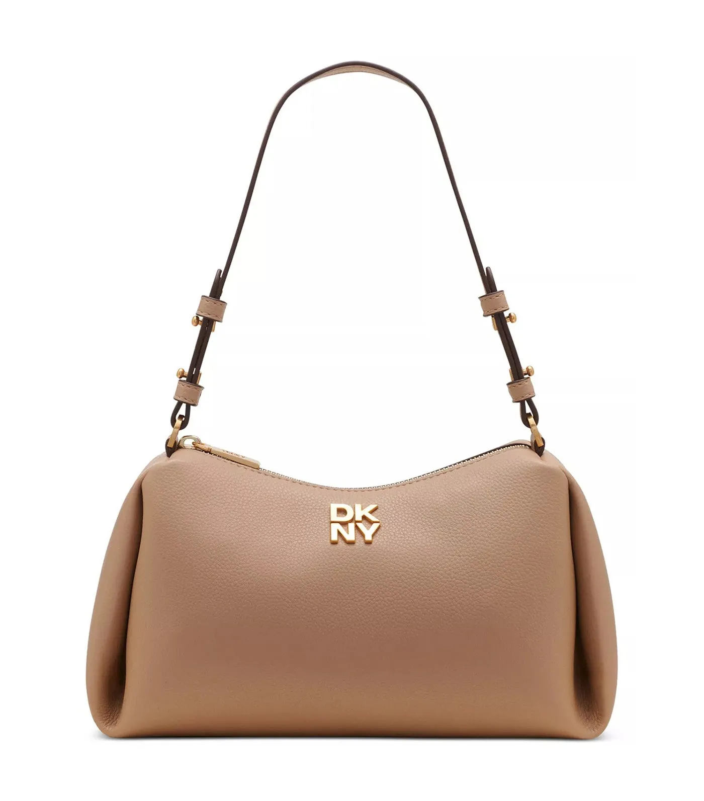 Remy Top Zip Shoulder Bag Cappuccino