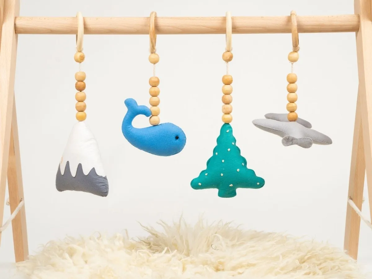 Rocking Potato Baby Activity Gym- Terrain theme Dolphin