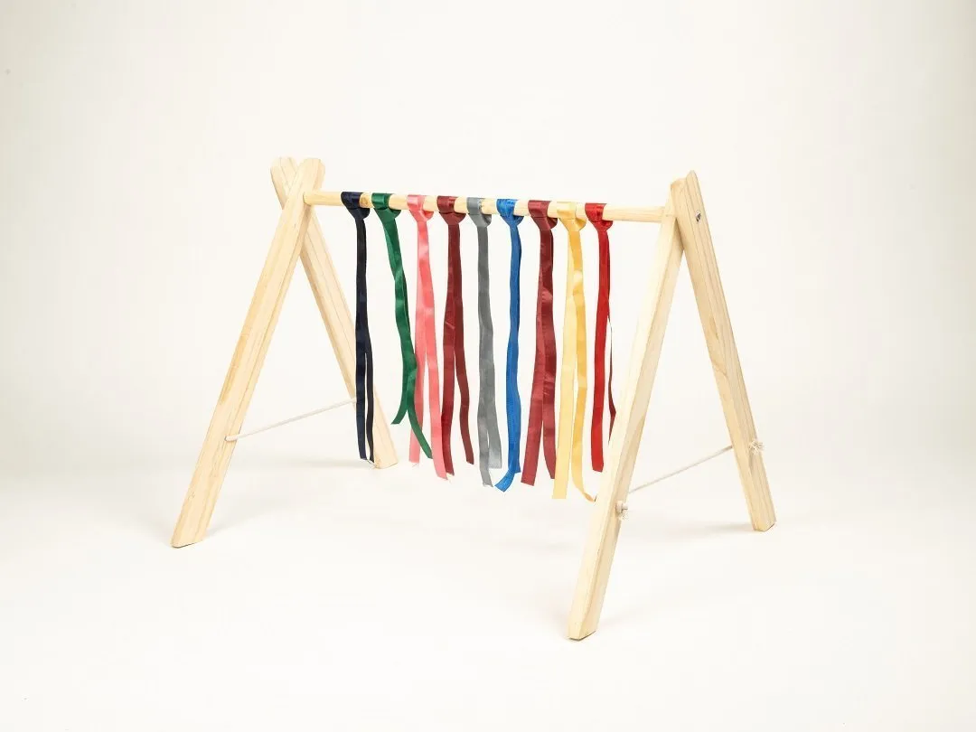 Rocking Potato Baby Activity Play gym- Ribbons