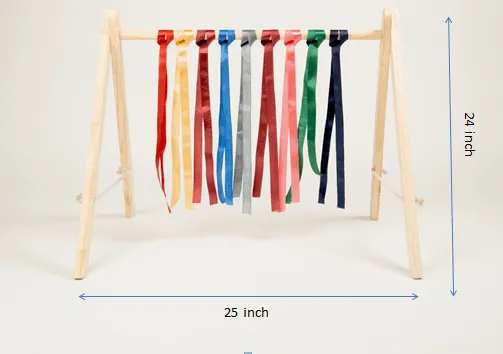 Rocking Potato Baby Activity Play gym- Ribbons