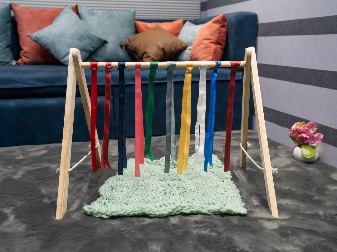 Rocking Potato Baby Activity Play gym- Ribbons