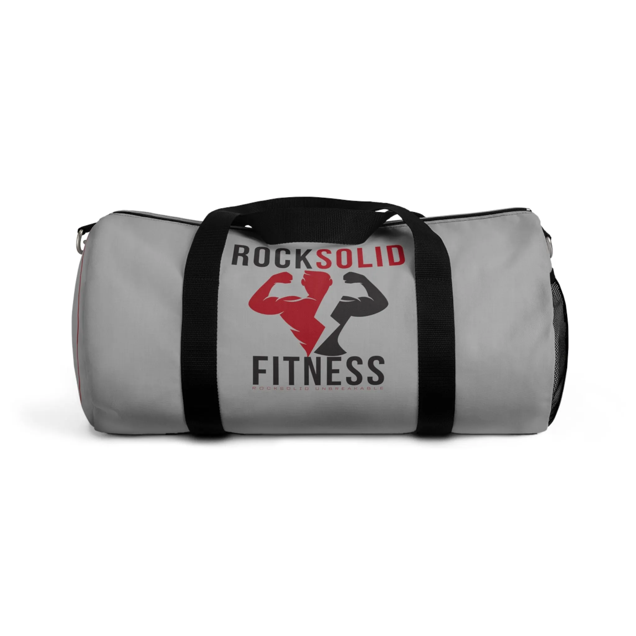 RockSolid Fitness Duffel Bag | Gray | Oxford Canvas | Original Logo