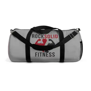 RockSolid Fitness Duffel Bag | Gray | Oxford Canvas | Original Logo