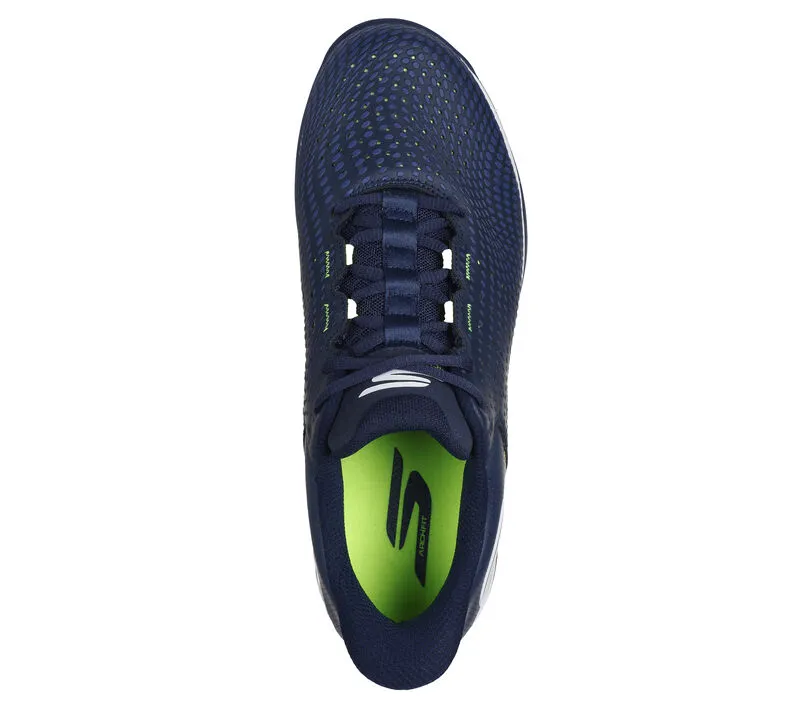 Skechers Mens Viper Court Reload Slip In Pickleball Navy Yellow