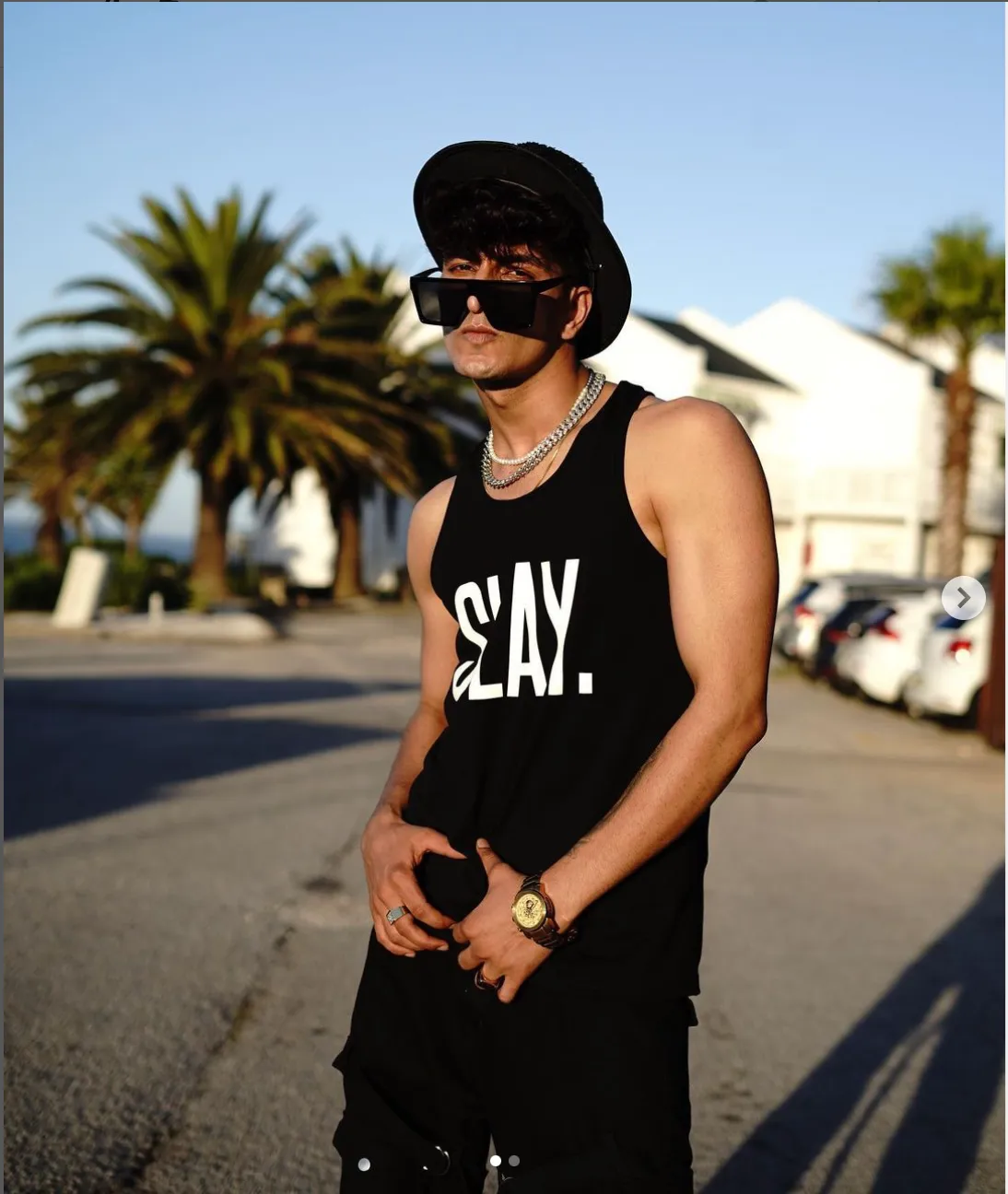 SLAY. Men's Black Vest