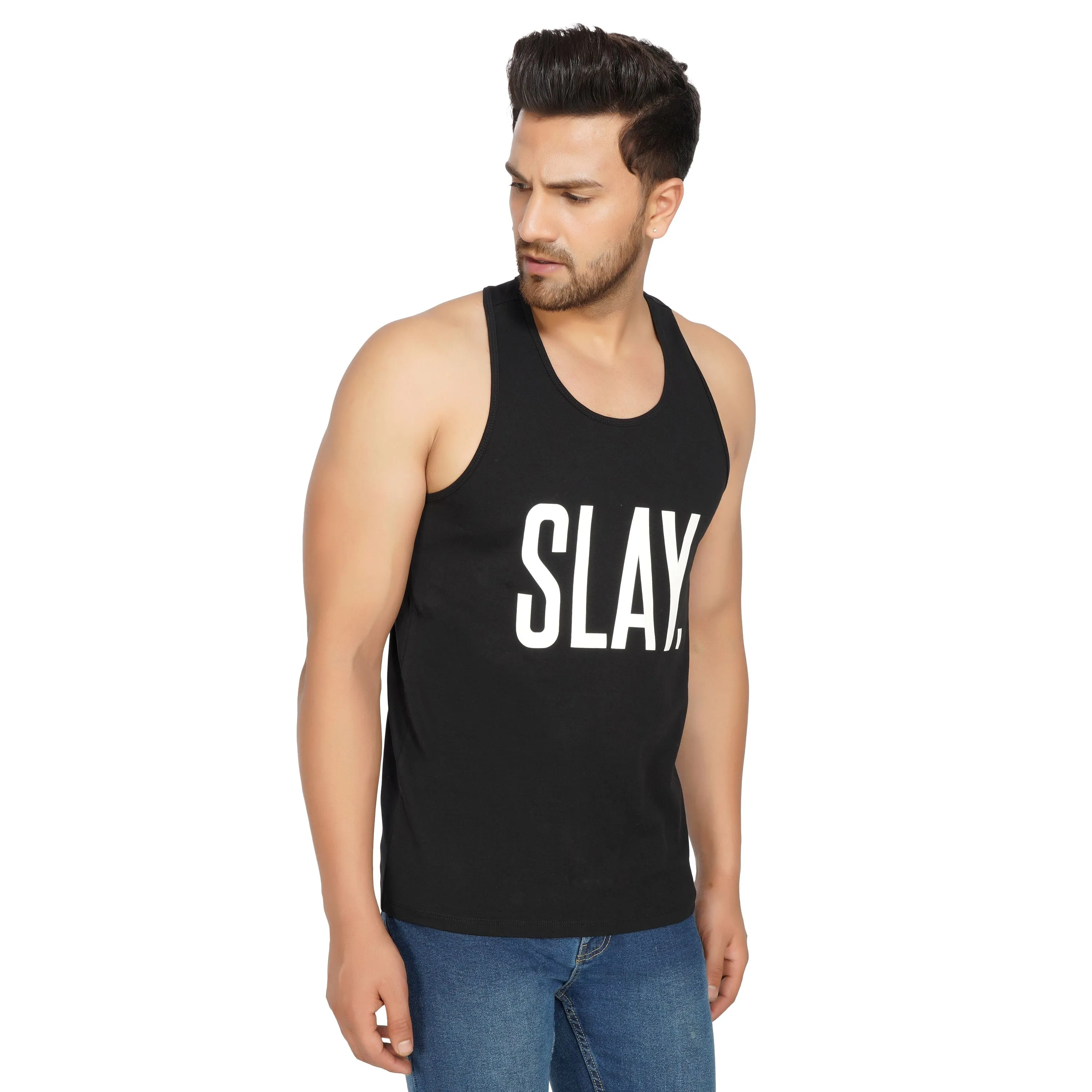 SLAY. Men's Black Vest