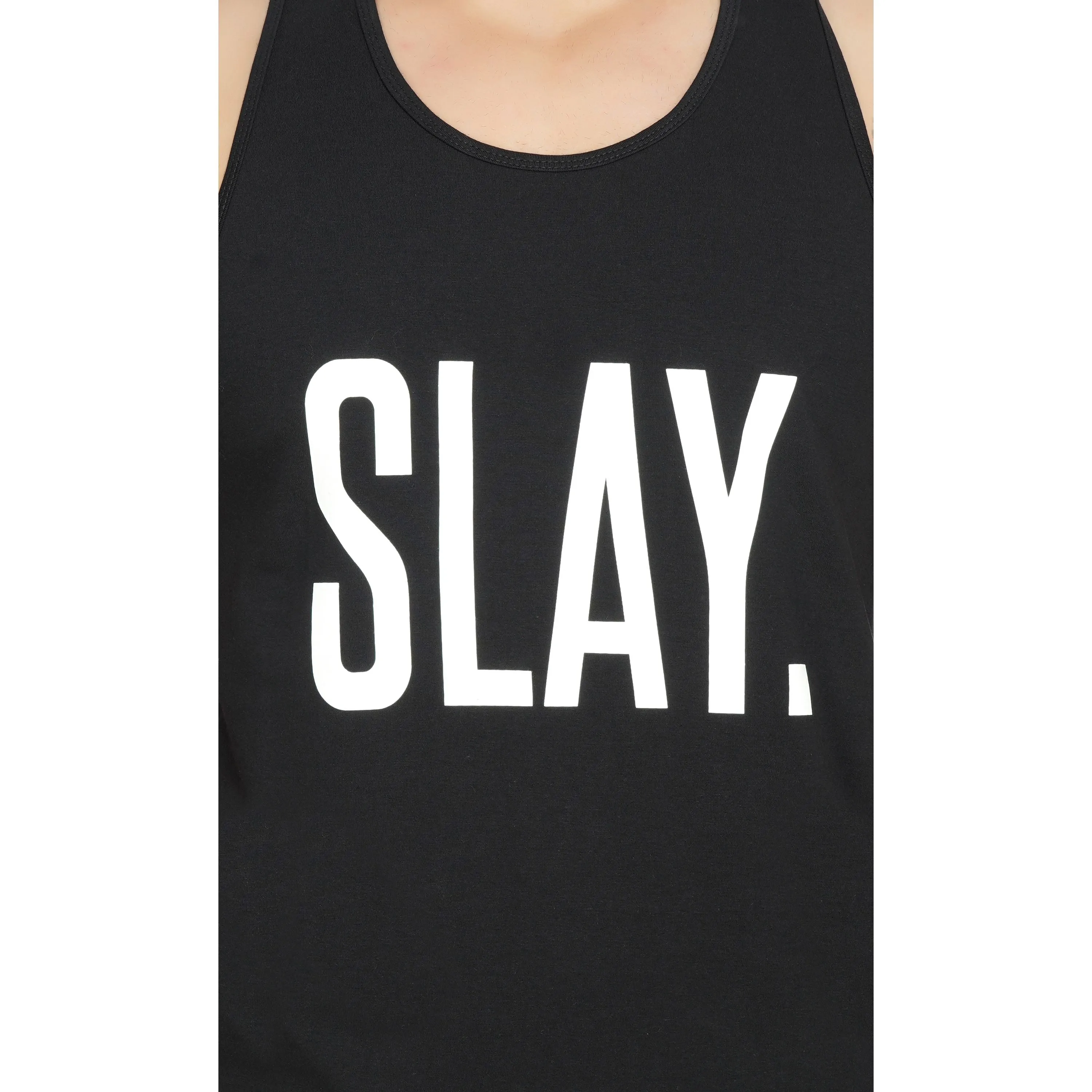 SLAY. Men's Black Vest
