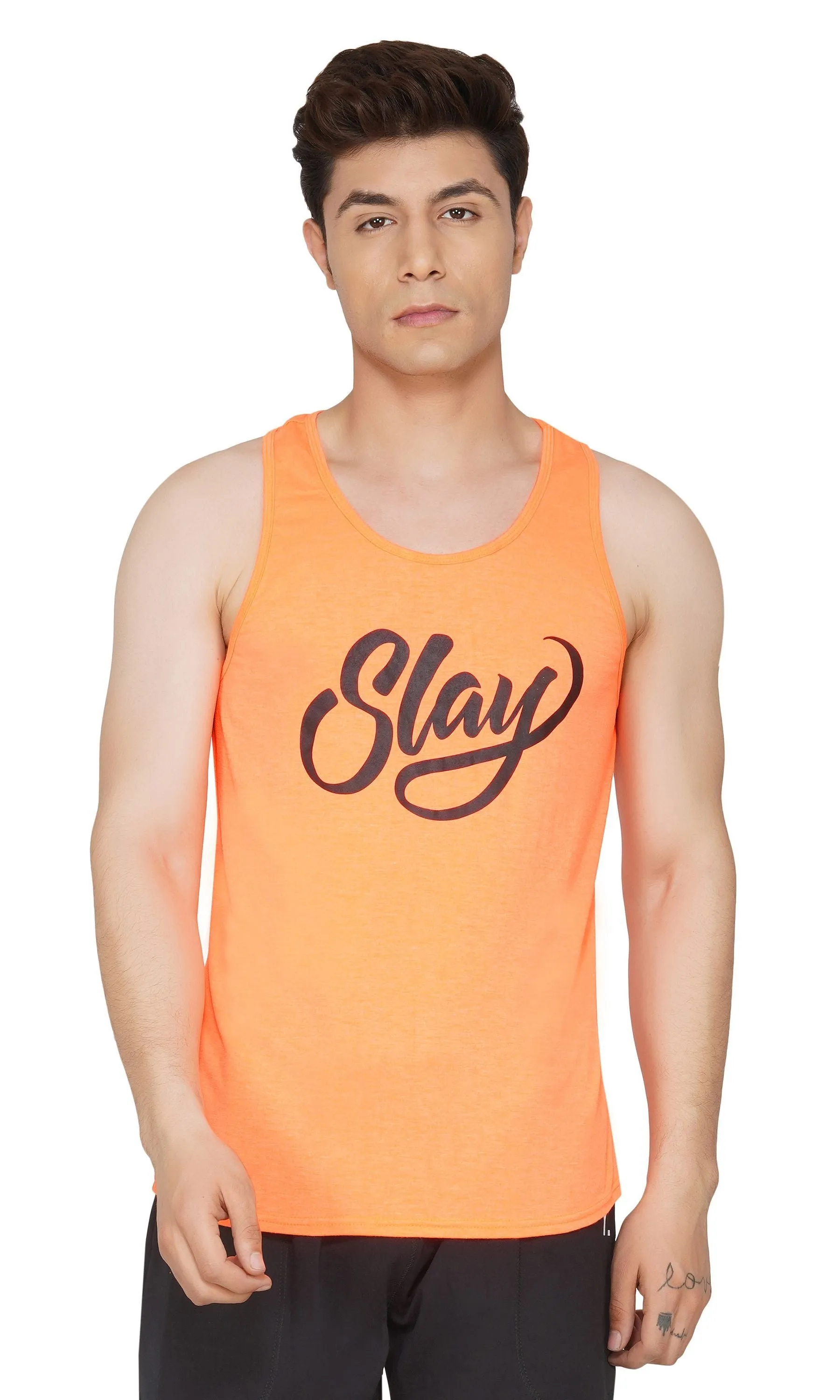 SLAY. Men's Neon Orange Vest