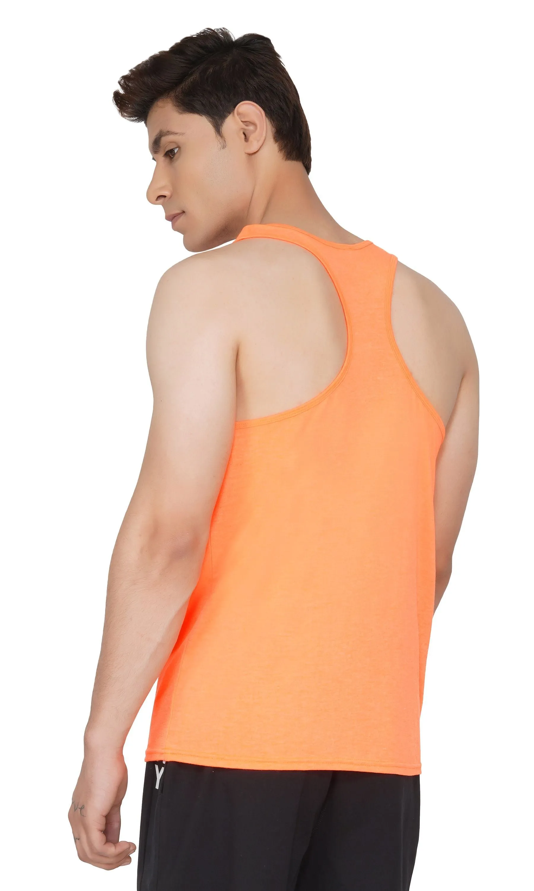SLAY. Men's Neon Orange Vest