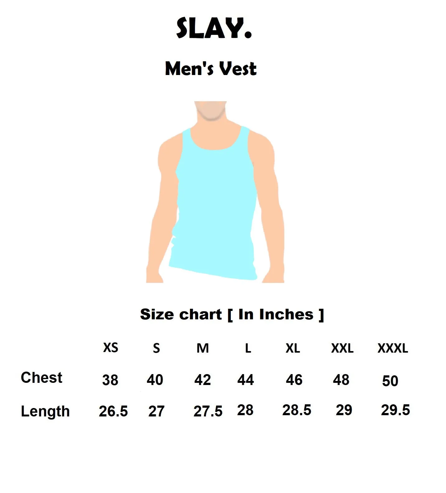 SLAY. Men's Neon Orange Vest