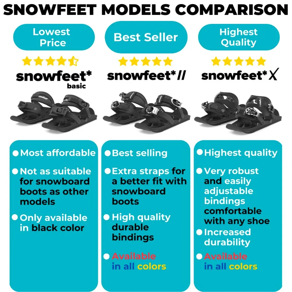 Snowfeet* | Mini Ski Skates | Secret Sale   Free Shipping | Ends Soon