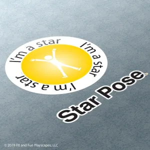 Star Pose SUPER STICKERS®
