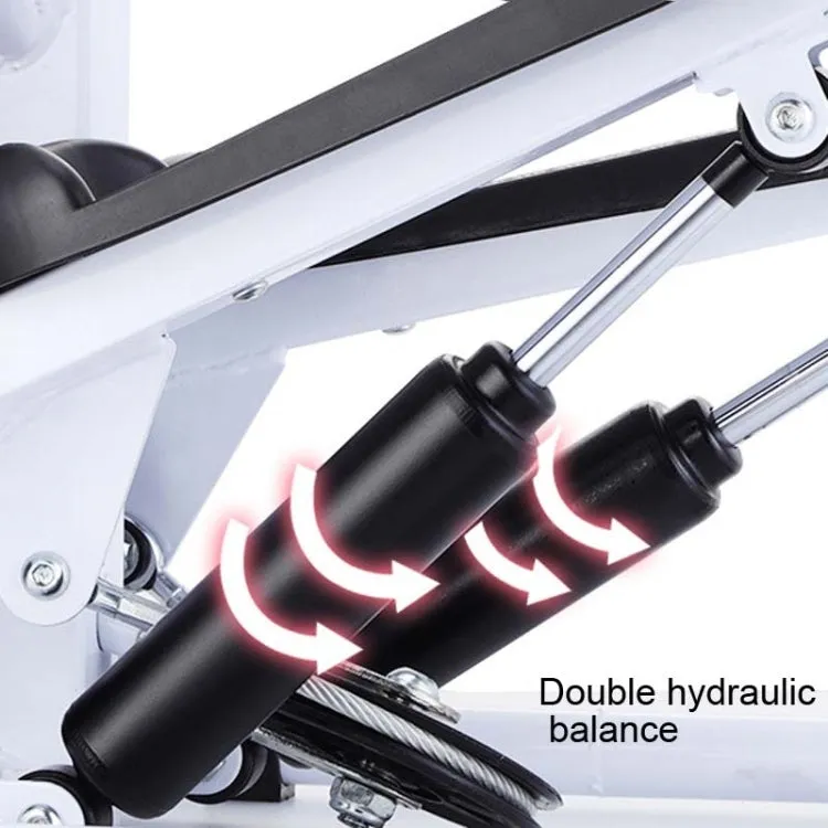 Stool Stepper Household Mini Hydraulic Silent Mountaineering Pedal Machine Multifunctional Fitness Stepper with Handle