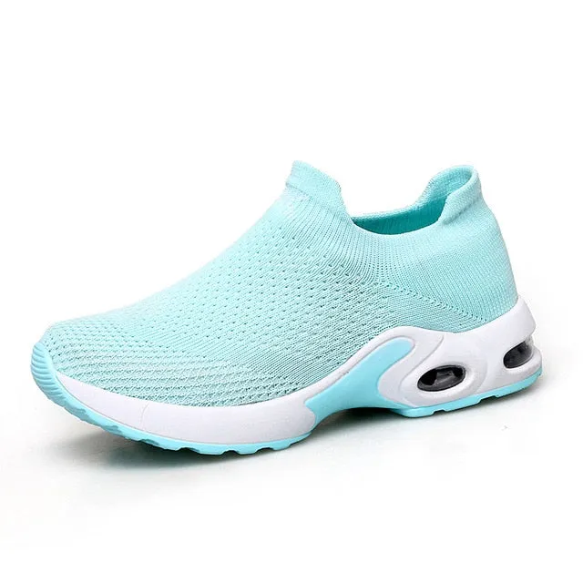 STQ 2019 Spring women sneakers shoes flat slip on platform sneakers