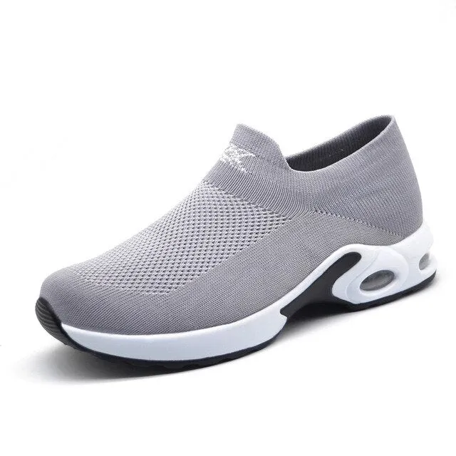 STQ 2019 Spring women sneakers shoes flat slip on platform sneakers