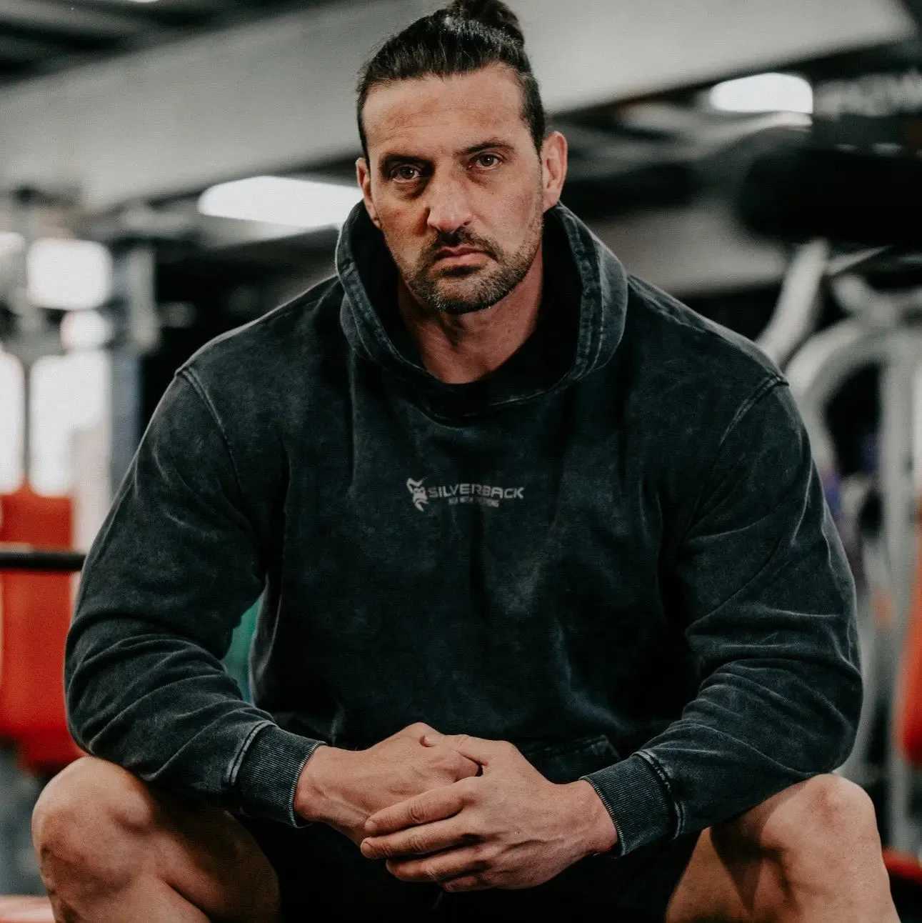 Strength Club Acid Wash Hoodie