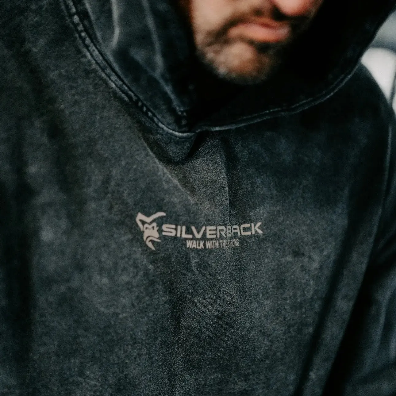 Strength Club Acid Wash Hoodie