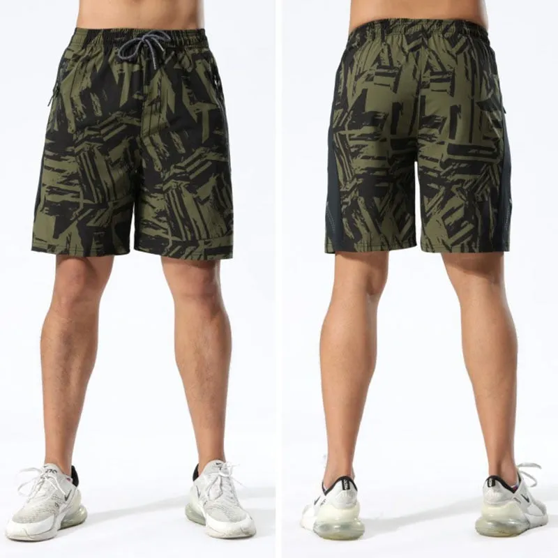 Summer quick-drying shorts men's sweatpants gyms fitness Men shorts slim fit clothes basketball football training shorts