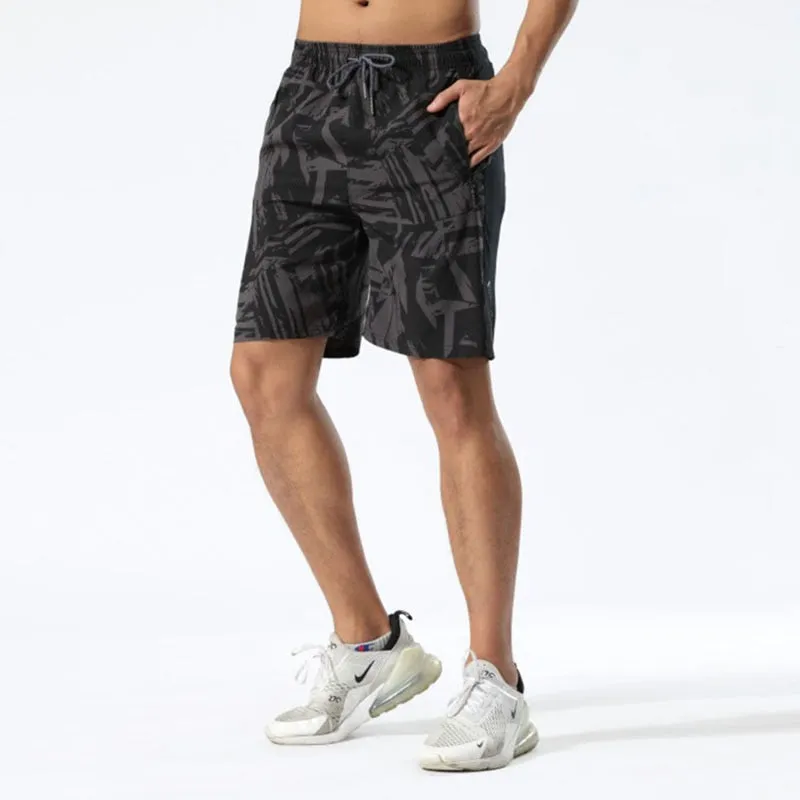 Summer quick-drying shorts men's sweatpants gyms fitness Men shorts slim fit clothes basketball football training shorts