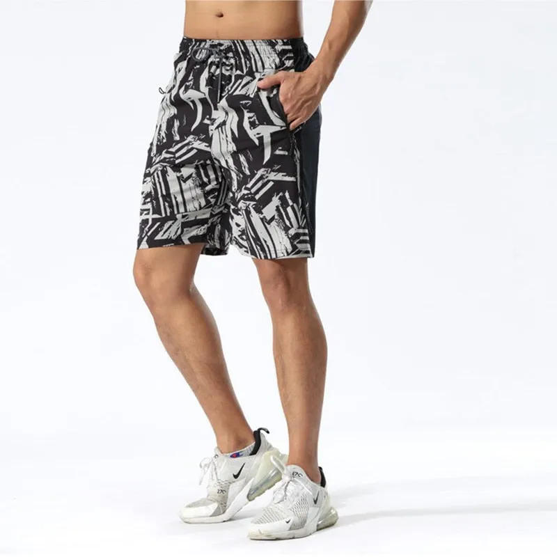 Summer quick-drying shorts men's sweatpants gyms fitness Men shorts slim fit clothes basketball football training shorts