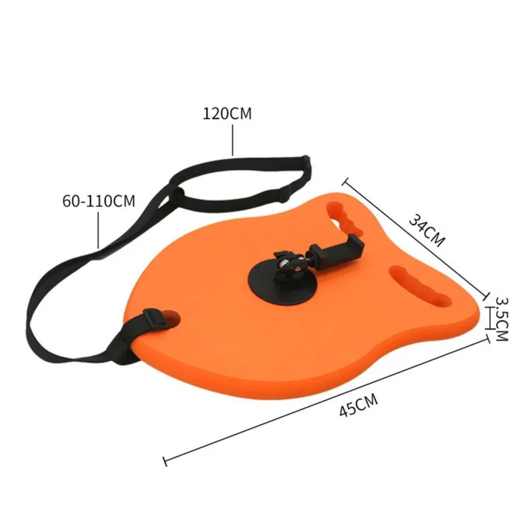 Swimming Floating Board Cell Phone Camera Shooting Auxiliary Equipment With Phone Stand Traction Rope Waterproof Bag