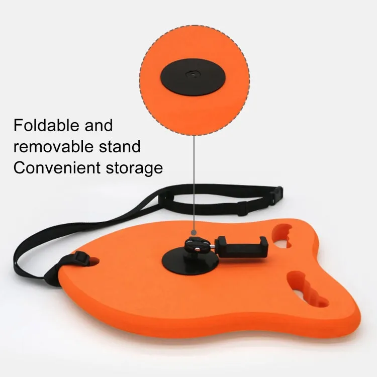 Swimming Floating Board Cell Phone Camera Shooting Auxiliary Equipment With Phone Stand Traction Rope Waterproof Bag