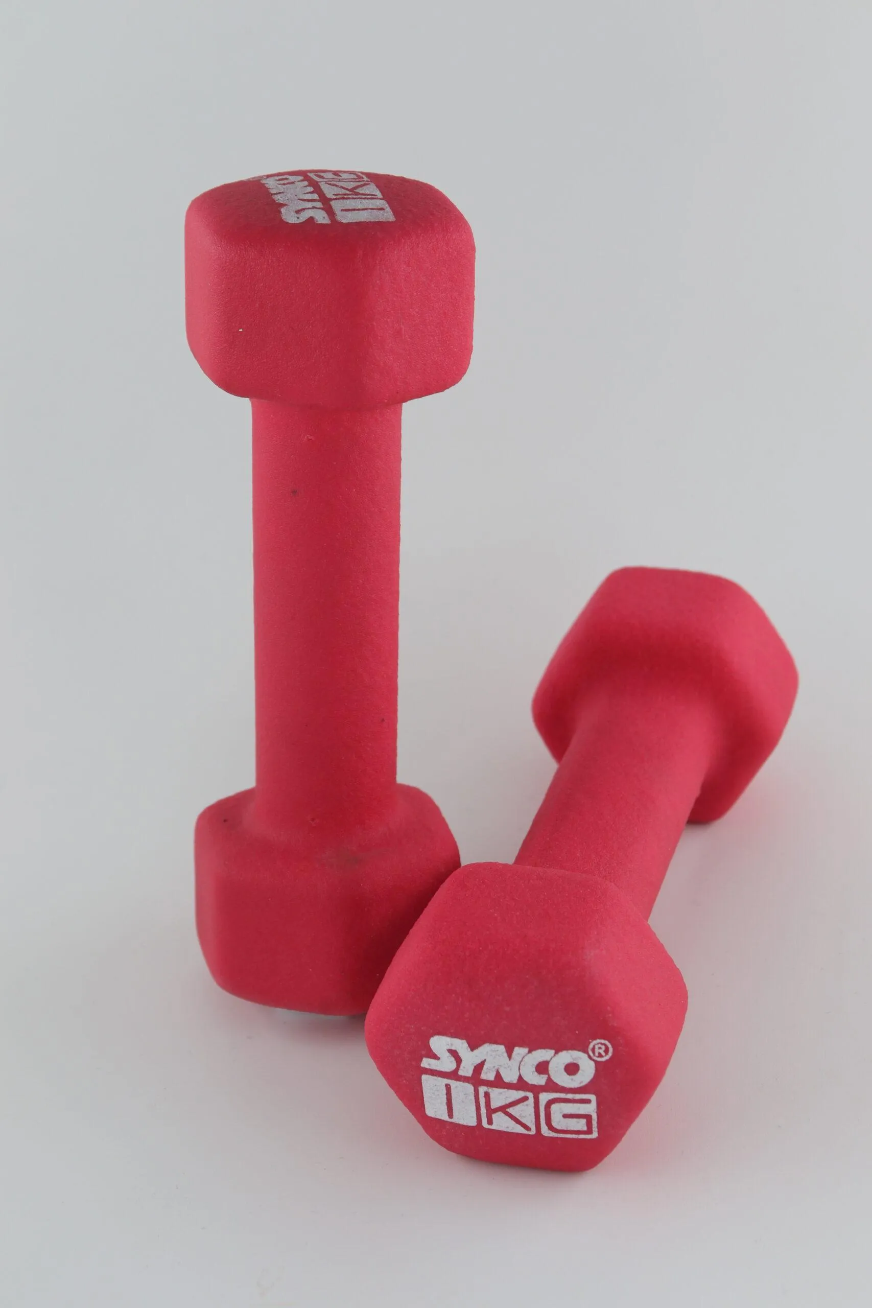 Synco Red Dumbbell Pair ( 2 x 1 KG)