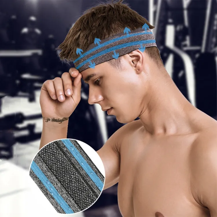 T1 Outdoor Sports Sweat Guide Headband(Sky Blue)