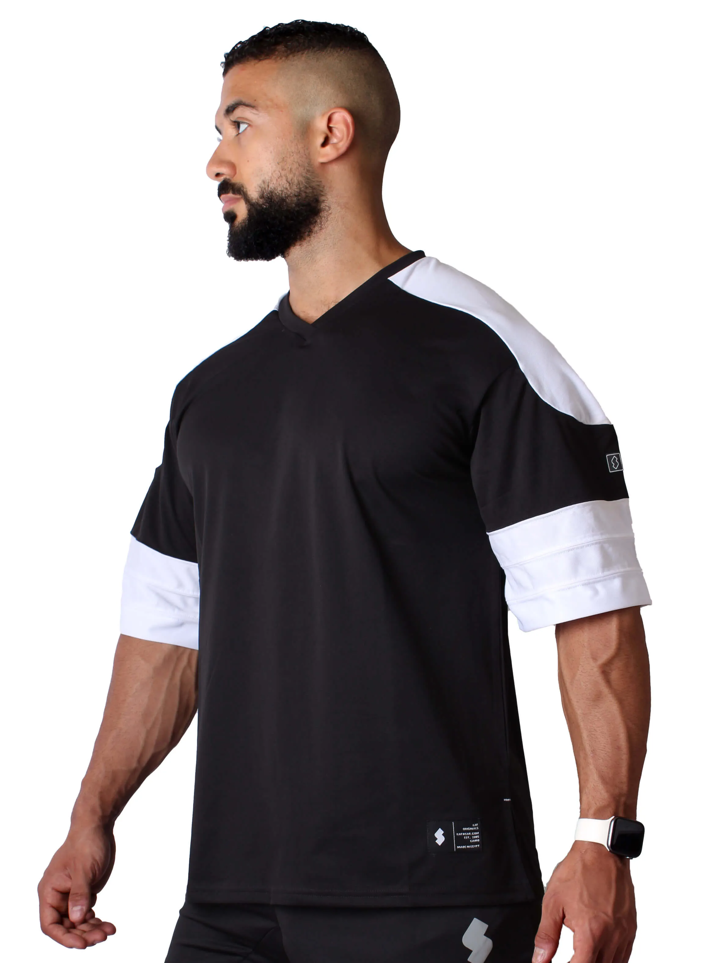 T20 Raider Oversized Hi-Dri Sports Shirt - Black