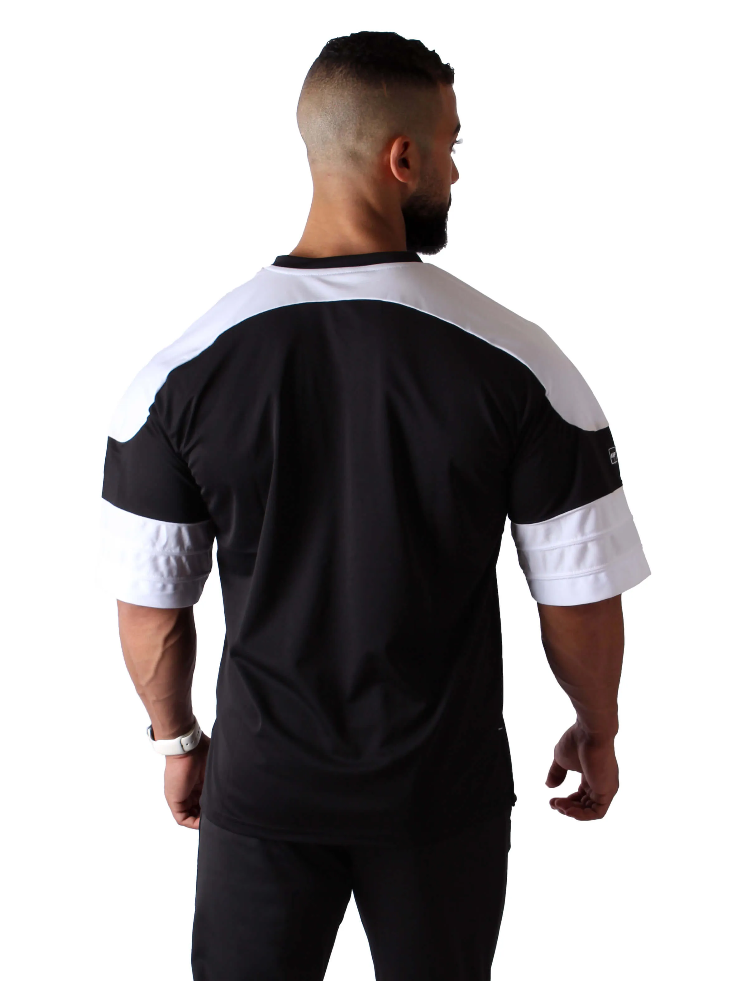 T20 Raider Oversized Hi-Dri Sports Shirt - Black