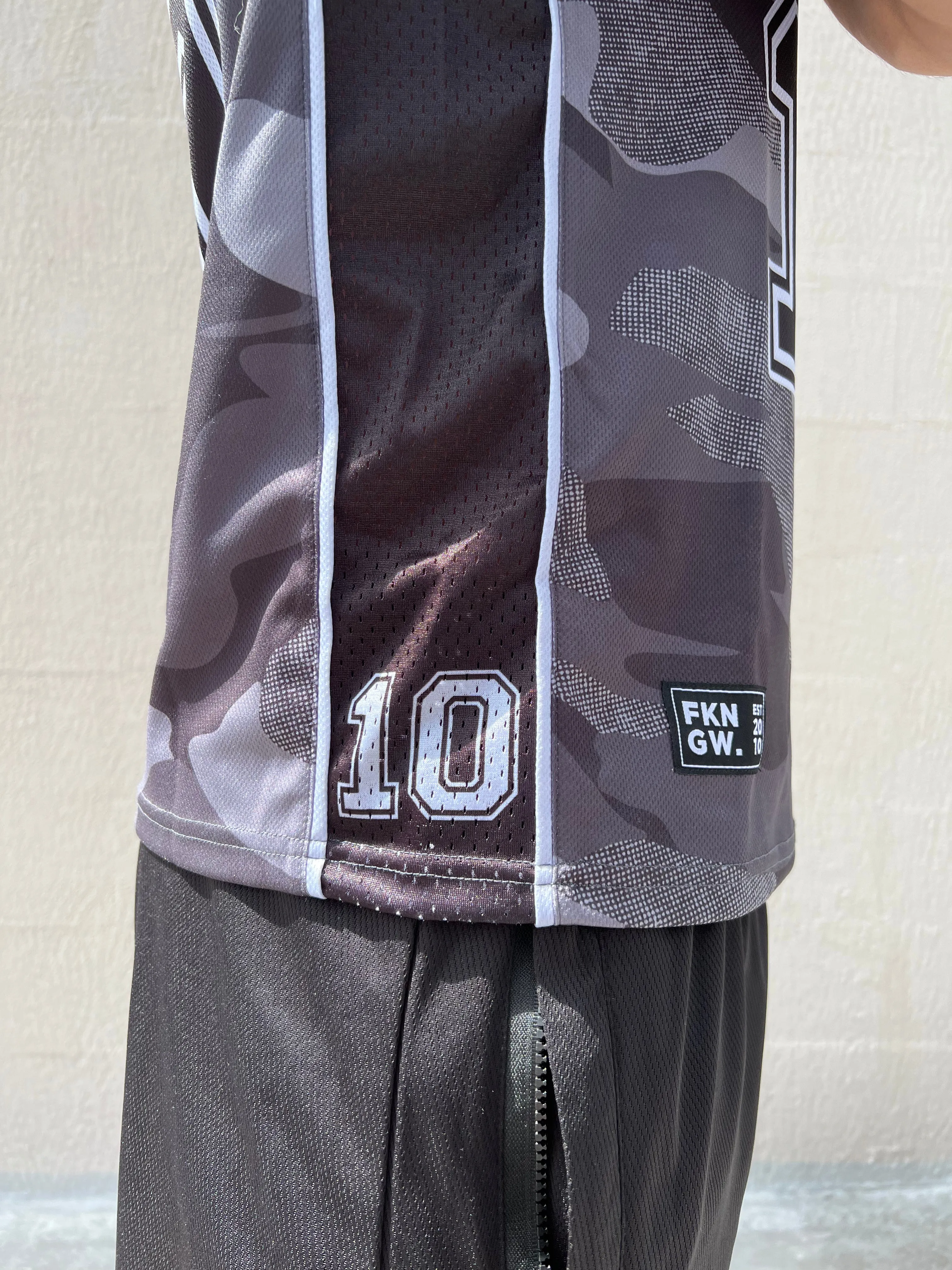 Terminate | Men's Gym Training Basketball Jersey Singlet | Camo