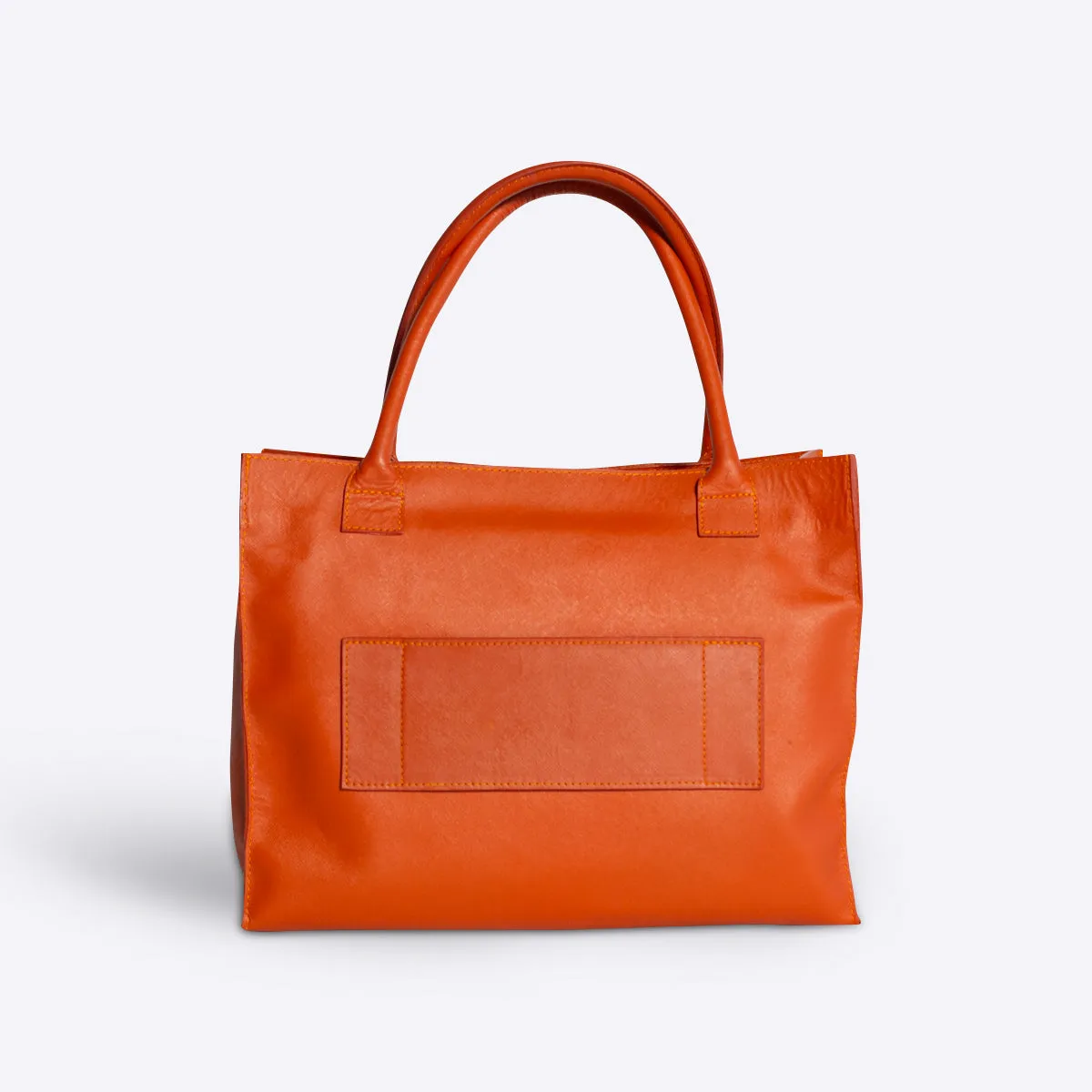 The Calista Tote (Tangerine)