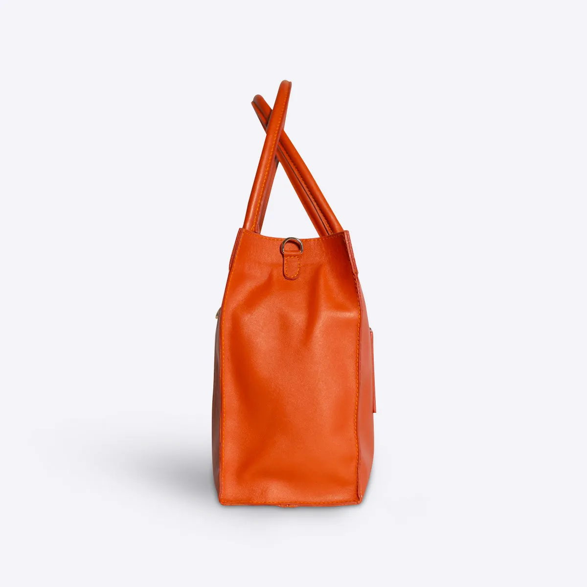The Calista Tote (Tangerine)