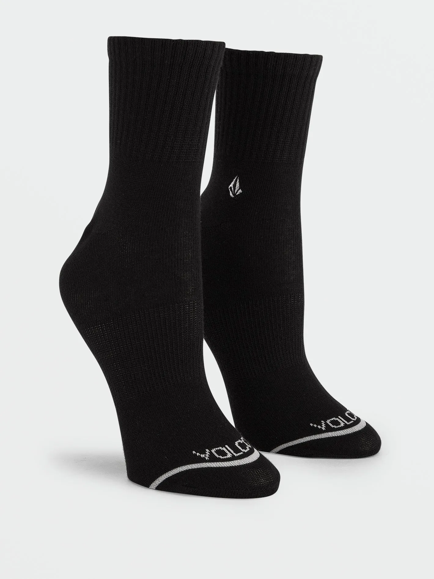 The New Quarter Crew 3 Pack Socks - Assorted Colors