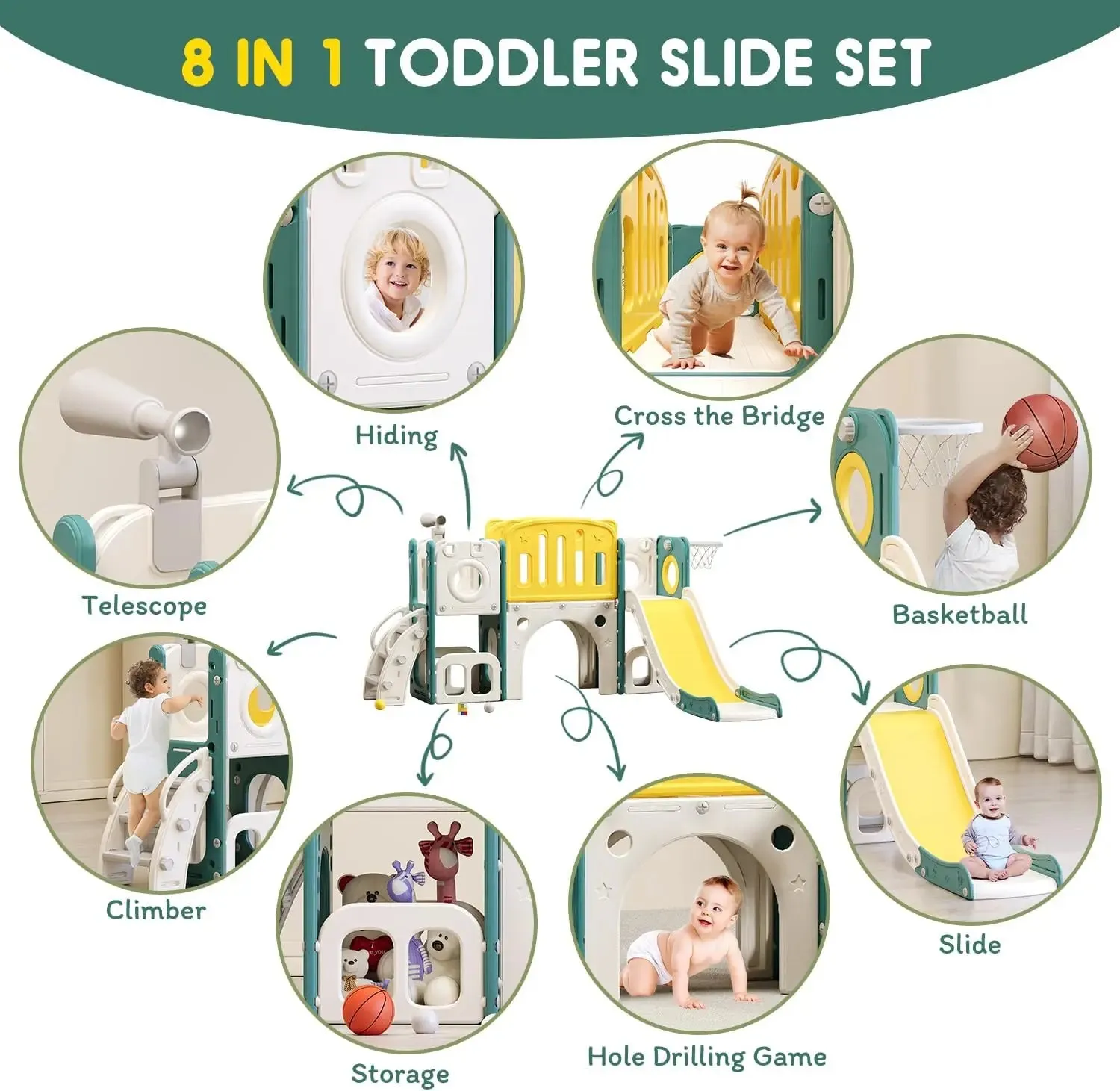 Toddler Climber with Slide Outdoor Indoor Play