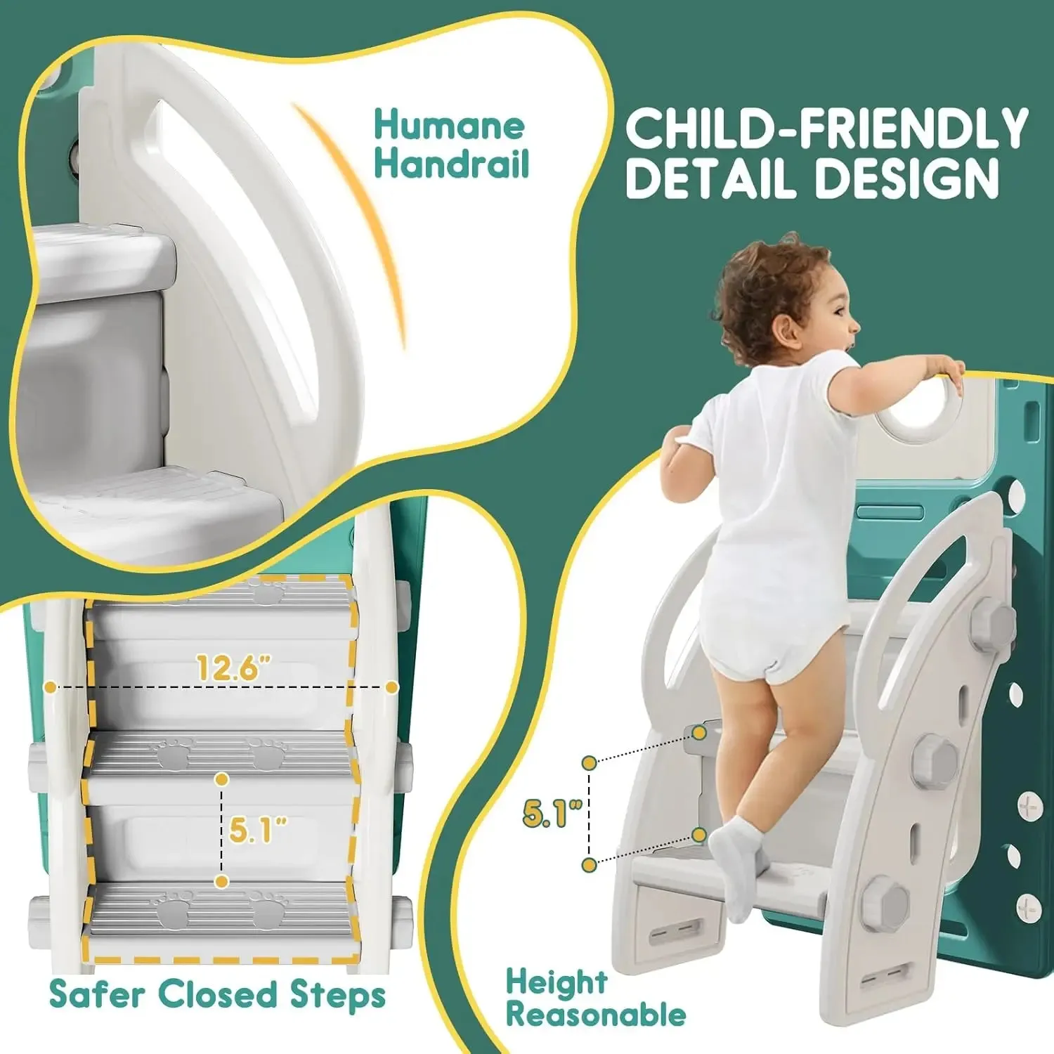 Toddler Climber with Slide Outdoor Indoor Play