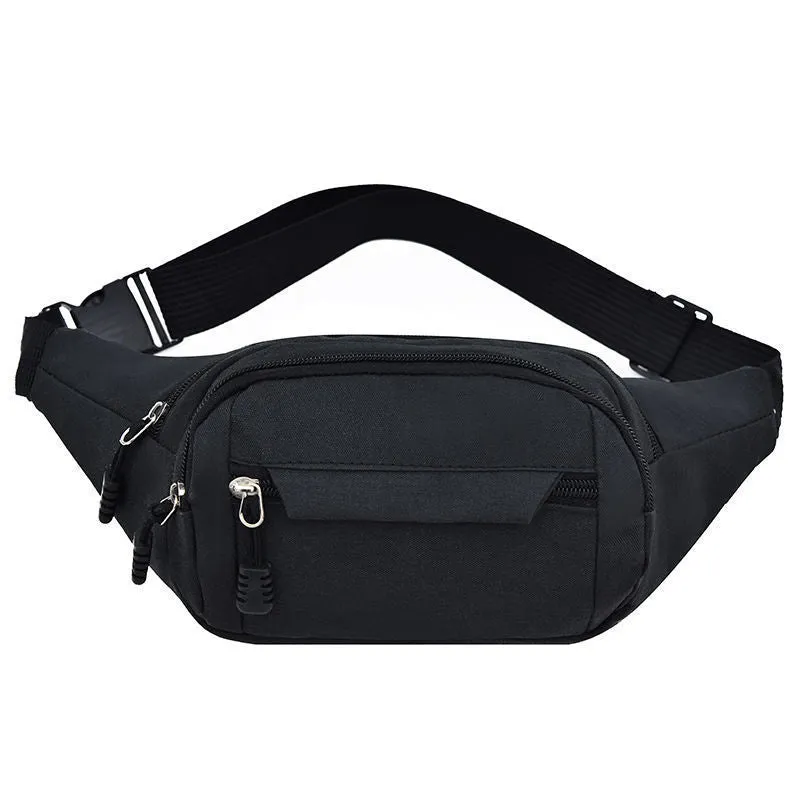 Ultra-Thin Unisex Running Waist Bag, Mini Cloth Bucket Bag with Car Suture