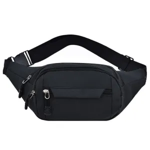 Ultra-Thin Unisex Running Waist Bag, Mini Cloth Bucket Bag with Car Suture